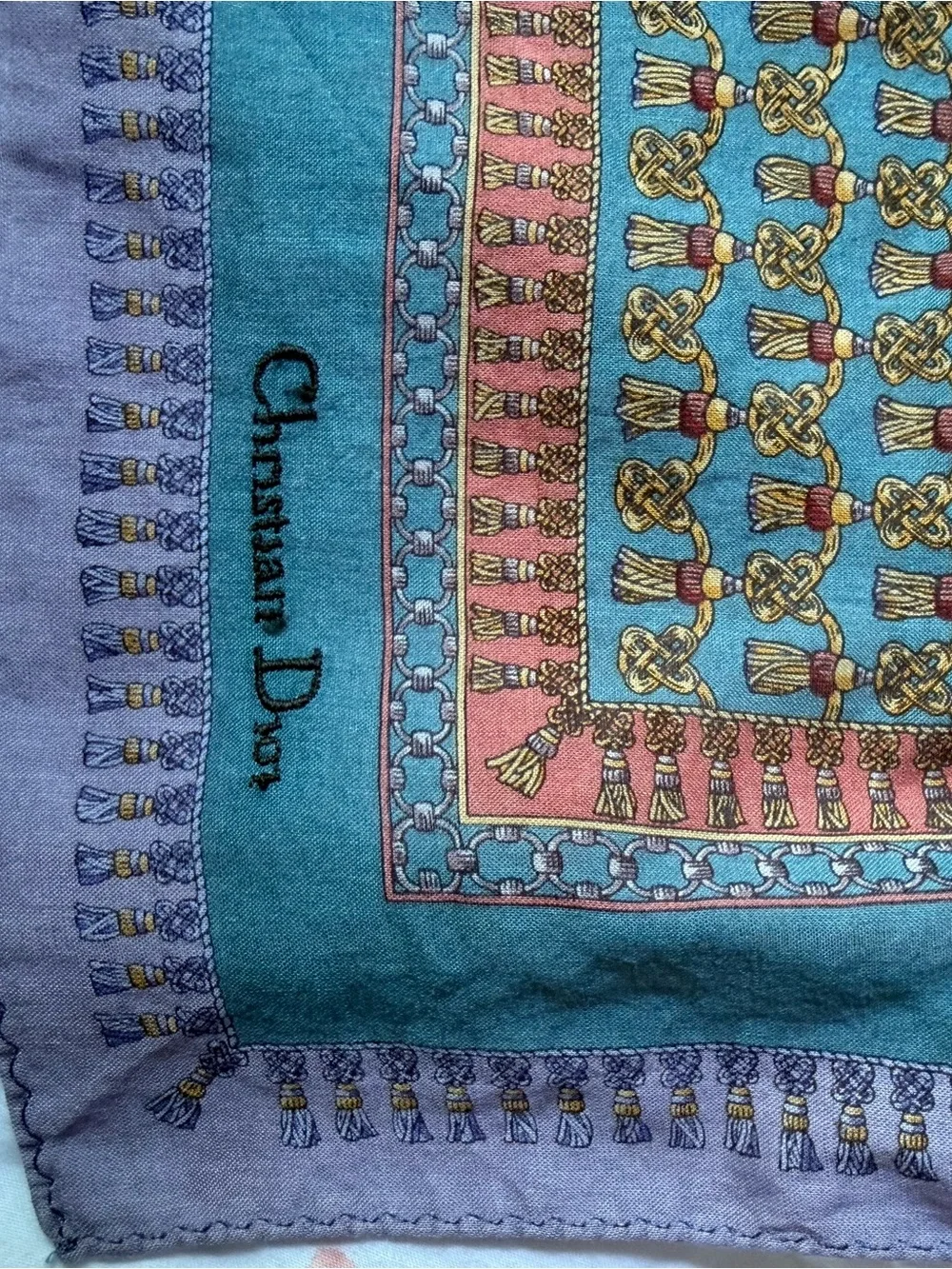 Vintage Dior handkerchief